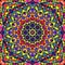 Seamless kaleidoscope pattern