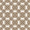 Seamless kaleidoscope texture or pattern in brown 1