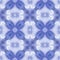Seamless kaleidoscopic glossy pattern in blue