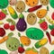 Seamless kawaii pattern