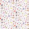 Seamless kids teen tween surface pattern textile design