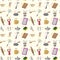 Seamless Kitchen pattern