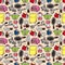 Seamless kitchen pattern