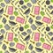 Seamless kitchen pattern