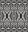 Seamless knitted black and white navajo pattern