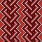 Seamless knitted interwoven pattern in warm hues