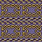 Seamless knitted ornate interlaced pattern