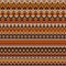 Seamless knitted pattern in Fair Isle style
