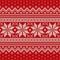 Seamless knitted pattern. Wool Sweater Design