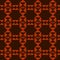 Seamless knitting ornate in brown and orange