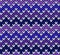 Seamless knitting zigzak pattern