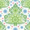 Seamless lace christmas tree pattern