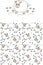 Seamless lamb pattern