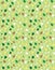 Seamless leave template texture with green beige color. Seamless stylized leave pattern.