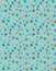 Seamless leave template texture with pastel color. Seamless stylized leave pattern.