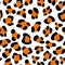 Seamless leopard cheetah animal skin pattern. Ornament Design for women textile fabric printing. Suitable for trendy fashion use.