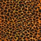 Seamless leopard, ocelot or wild cat fur pattern print