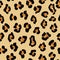 Seamless leopard skin background. Vector animal print with glitter