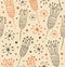 Seamless light floral pattern. Abstract background with flowers. Decorative lace texture for prints, textile