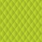 Seamless lime green padded upholstery pattern background