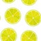 Seamless lime or lemon vector pattern. Minimalistic food background. Vitamins repeatable texture.
