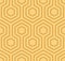 Seamless linear geometric pattern of hexagon figure