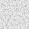 Seamless linear leaves pattern