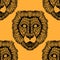 Seamless lion background