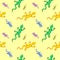 Seamless lizard pattern