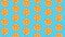 Seamless loop animation of orange slices image. Rotation citrus on a blue background. Image of burger.