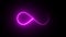 Seamless loop animation. Symbol of infinity