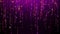 Seamless Loop Artistic Purple Colorful Abstract Shiny Glitter Cross Jesus Confetti Shapes Falling Rain Background