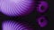 Seamless loop motion background 3d animation render of Abstract purple petals rotating. Smooth hypnotic pattern
