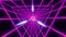 Seamless loop retro 1980s animation triangle grid synthwave tunnel. Background for music video. Video games. Old style