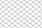 Seamless looping texture of metallic chain link fence on white background. 3D rendered illustration