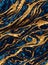 Seamless Luxurious Blue and Gold Marble Texture for Elegant Design