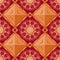 Seamless luxurious vintage patterns on dark red background