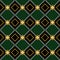 Seamless Luxury Fashional Pattern with Golden Chains Repeating Texture of Antique Decorative Motif. Ready for Textile Prints.