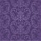 Seamless luxury purple floral damask wallpaper