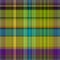 Seamless madras patchwork plaid cotton pattern. Tileable quilting fabric effect linen check background.