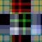 Seamless madras patchwork plaid cotton pattern. Tileable quilting fabric effect linen check background.