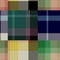 Seamless madras patchwork plaid cotton pattern. Tileable quilting fabric effect linen check background.