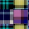 Seamless madras patchwork plaid cotton pattern. Tileable quilting fabric effect linen check background.