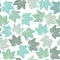 Seamless maple pattern