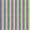 Seamless Mardi Gras background with stripes of gold, green and violet shining tinsel