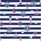 Seamless marine pattern