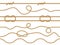 Seamless marine rope. Nautical knot pattern, straight cord marine twine realistic jute or hemp ropes ornament wallpaper