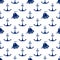 Seamless Maritime Pattern