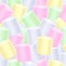 Seamless marshmallow background.