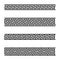 Seamless meander patterns on white background